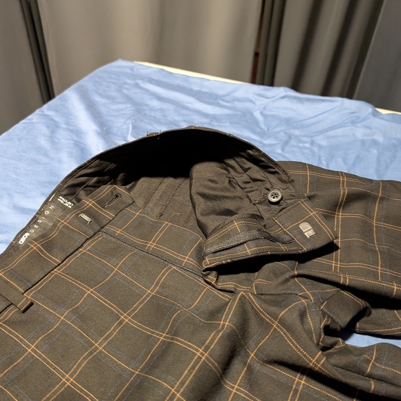 ASOS Men's Brown Plaid Dress Pants 30x30 - Picture 9 of 9